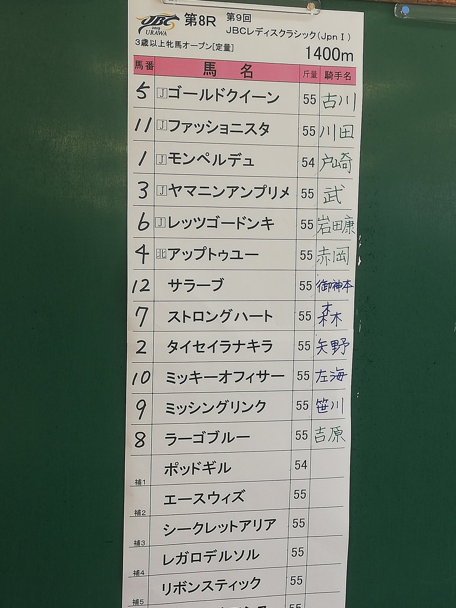【競馬・JBC】枠順確定!JBC京都→浦和って劇薬すぎた気がする 【競馬・JBC】枠順確定!JBC京都→浦和って劇薬すぎた気がする