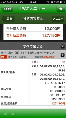 【競馬】今年当たった馬券最高額は?
