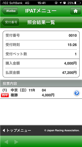 【競馬】今年当たった馬券最高額は?