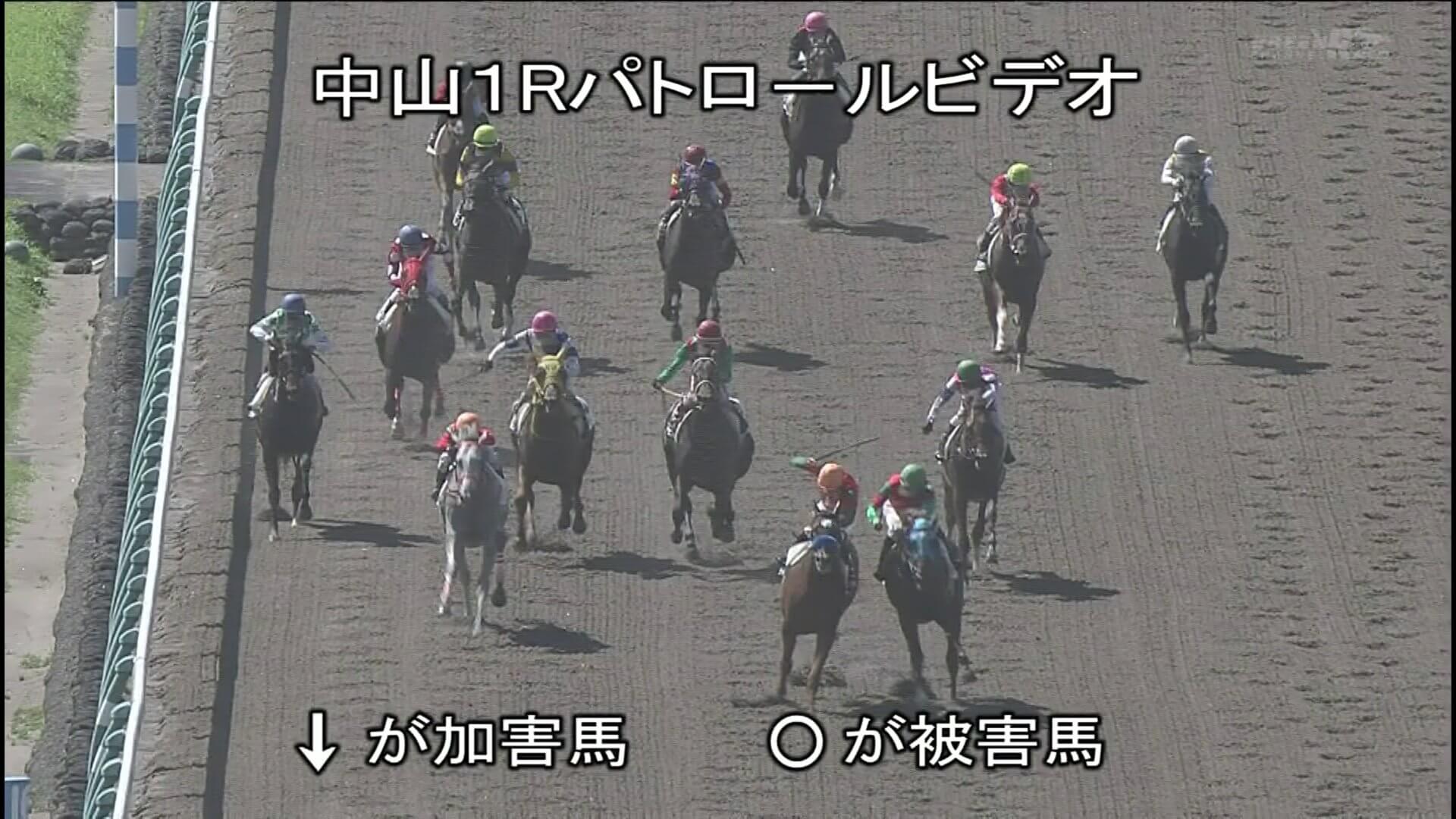 【競馬】今日の中山1R珍しく審議で順位変更ありそうだな