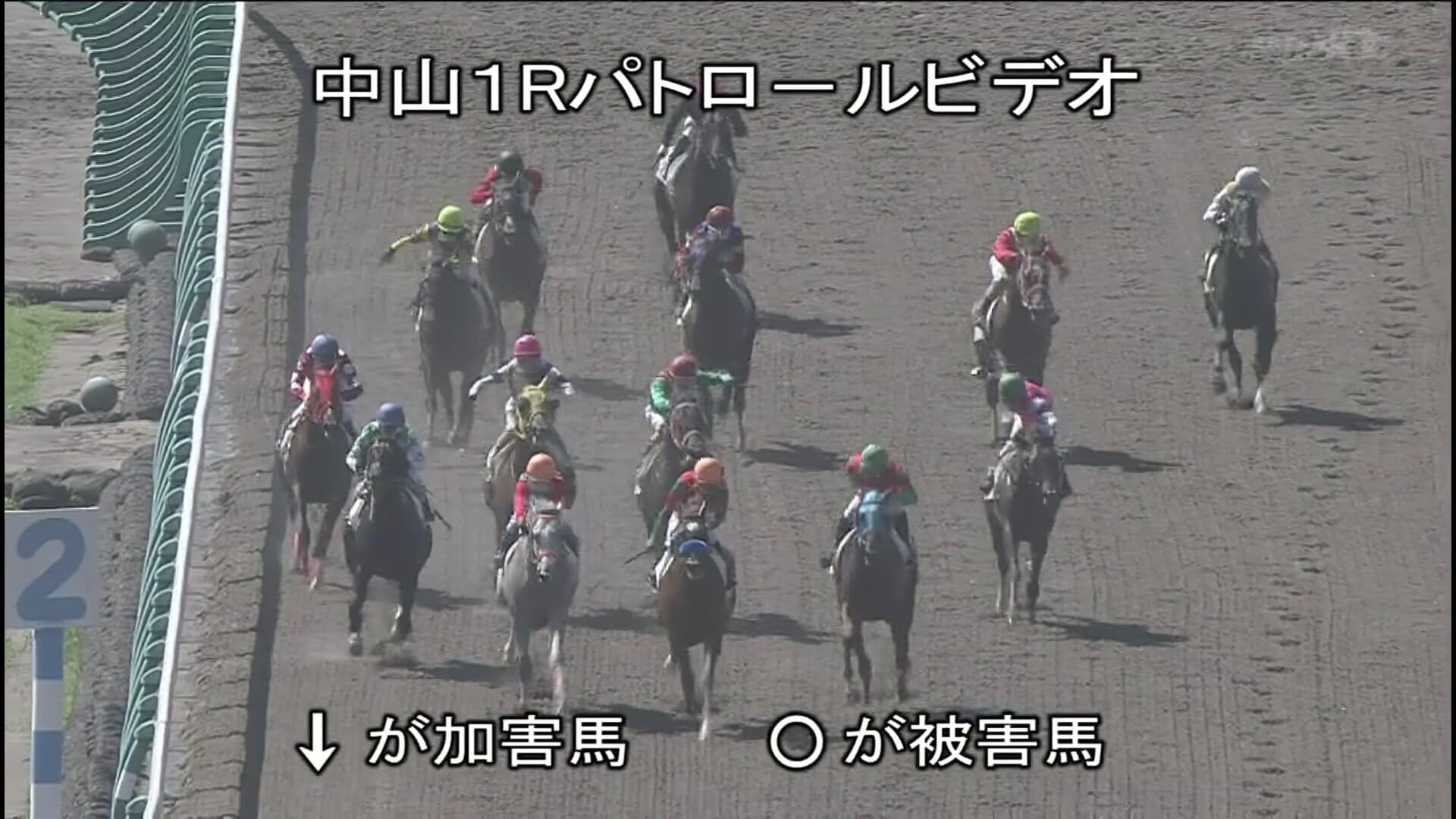 【競馬】今日の中山1R珍しく審議で順位変更ありそうだな