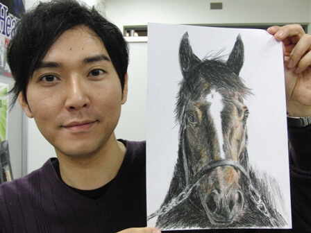 【競馬】ウチパクって絵心あったんだな。馬の絵が凄すぎる。