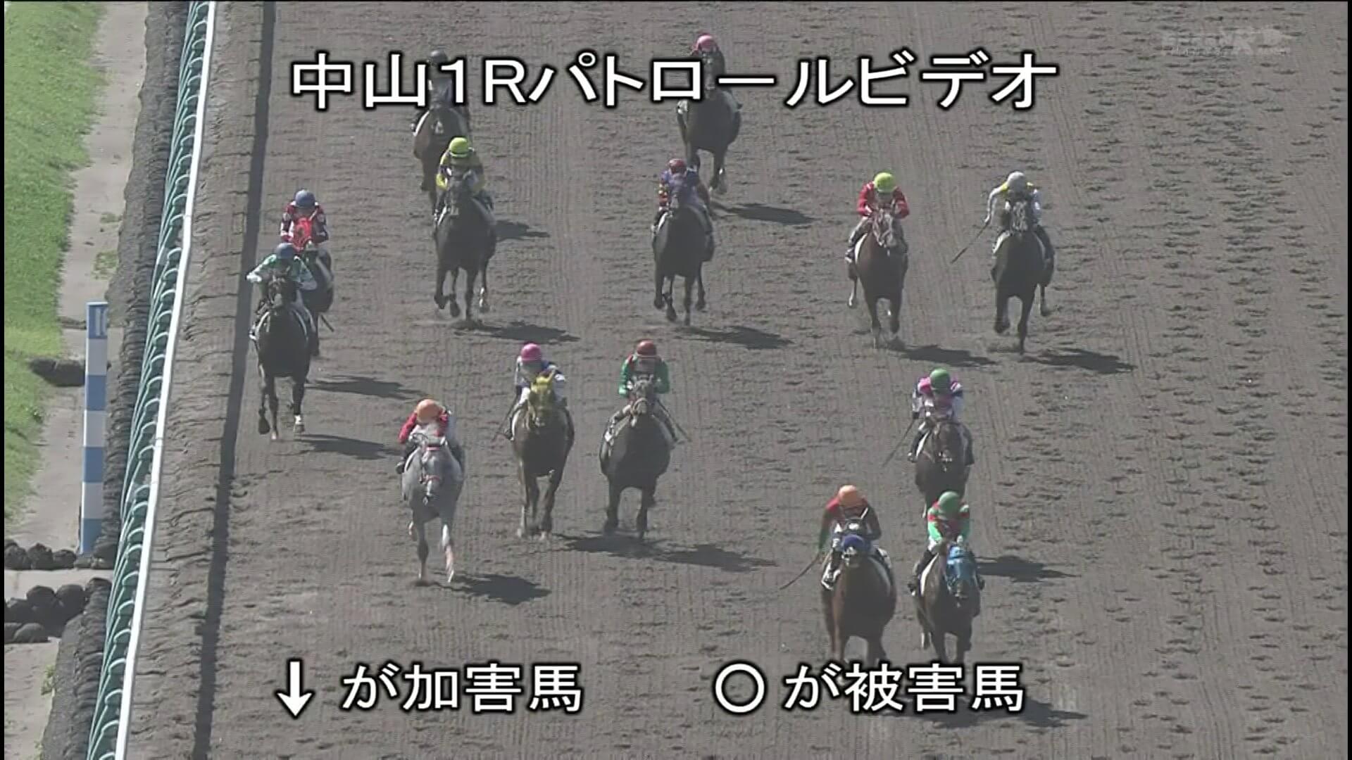 【競馬】今日の中山1R珍しく審議で順位変更ありそうだな