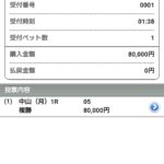 【競馬】中山1Rに有り金全部注ぎ込んだ