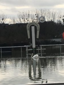 【競馬】[画像] フランスのセーヌ川が氾濫し競馬場が水没、ゴール板前を白鳥が通過。京都競馬場お株を奪われる