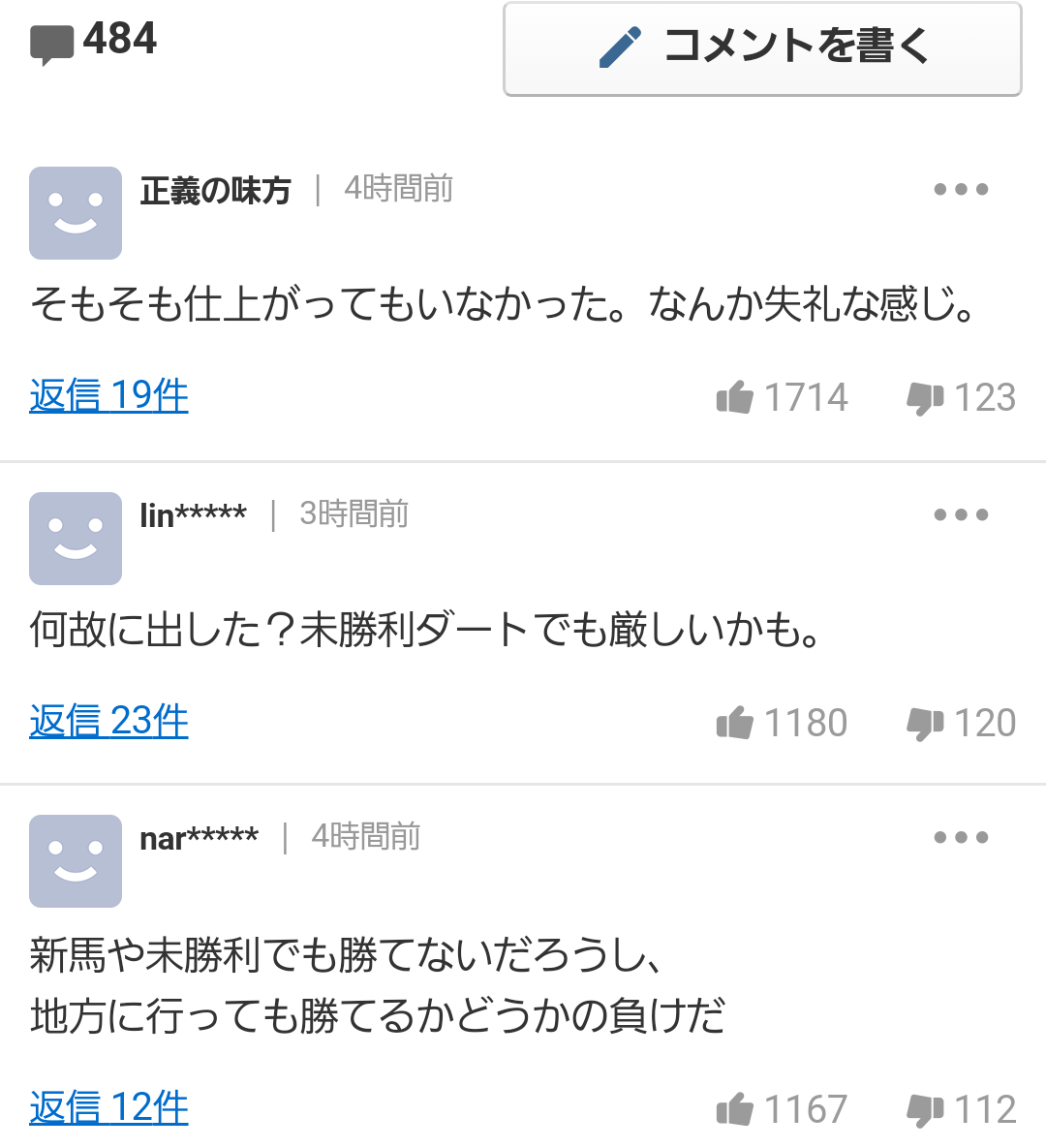 【競馬】弥生賞“初出走”へヴィータンク、ヤフコメで「失礼」「何故出た」などと批判炎上ｗｗｗｗｗｗｗｗｗｗ