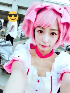 【テレビ】[画像] 宇垣美里アナ、まどかコスプレ披露!「可愛すぎ」「天使」と話題