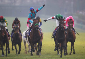 【競馬/有馬記念】[画像] ゴール直後に池添に無視されるルメールｗww