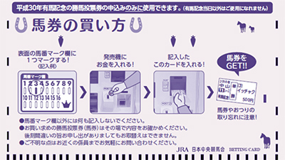 【競馬】有馬記念専用 ビギナー向けマークカード「Victory Card」登場