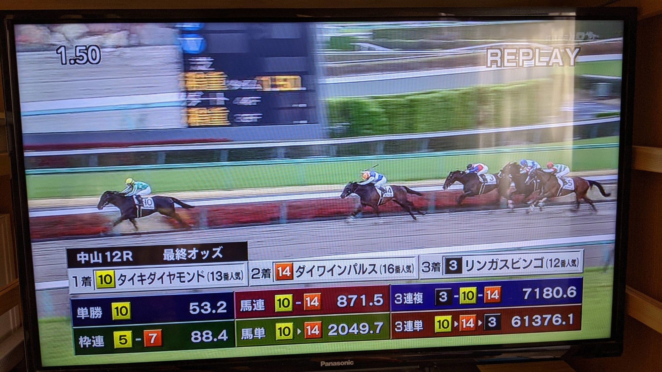【競馬】中山大荒れ6,137,610円ｗｗｗｗｗ