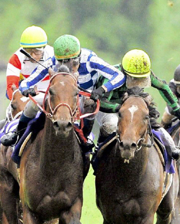 【競馬】＜画像＞ジャスタウェイ柴田善臣ＶＳグランプリボス三浦皇成の殴り合い名勝負すぎワロタｗｗｗｗｗｗｗ