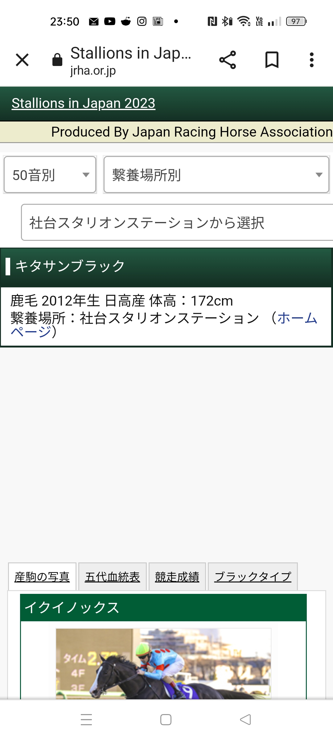 【競馬】種牡馬サリオスさん、馬体重と体高のバランスが異常すぎるwww
