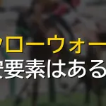 秋華賞モンローウォークの不安要素って何かある？